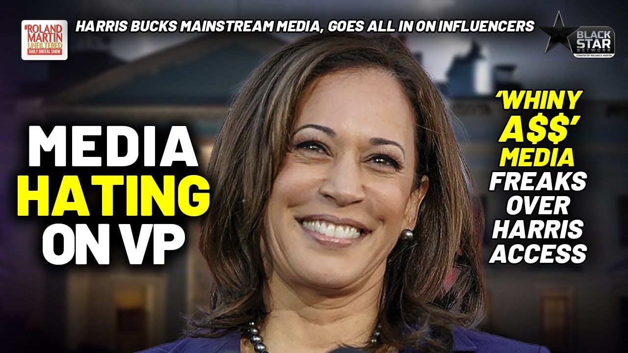 Hating On VP: 'Whiny Ass' Media Crying About Not Seeing Harris Poli...